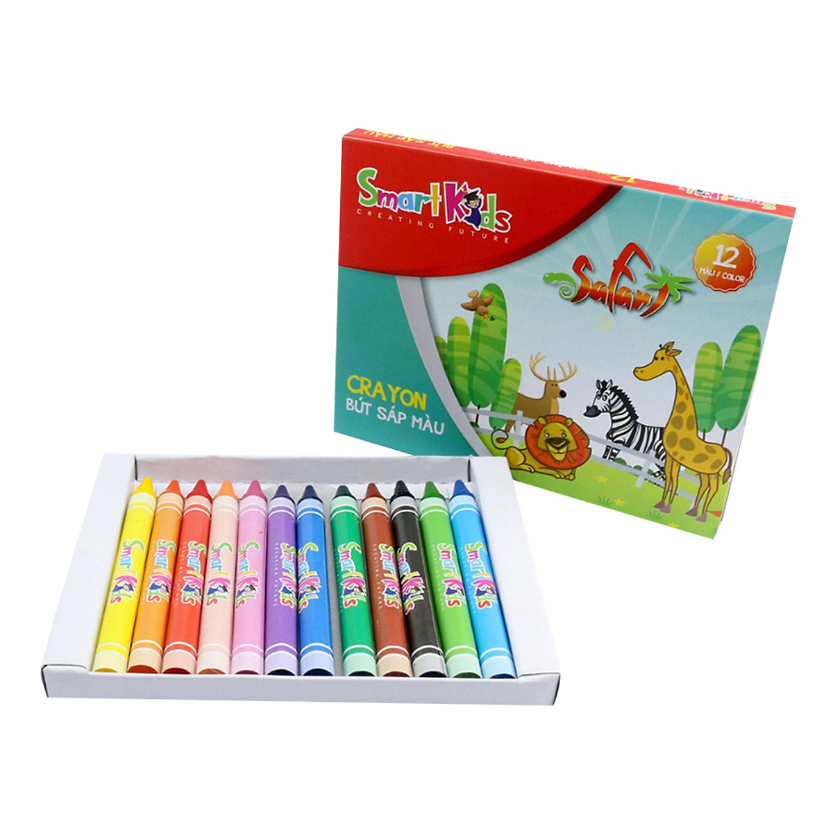 BỘ SÁP 12 MÀU SMART KID JUMBO