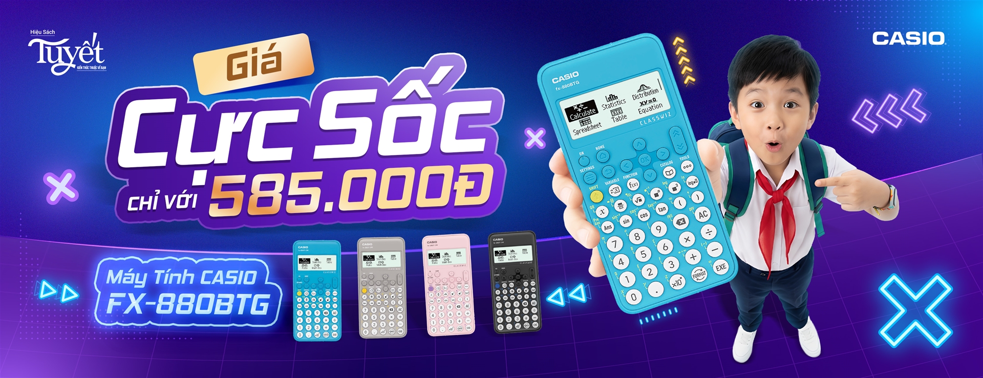 Máy Tính Casio FX-880BTG